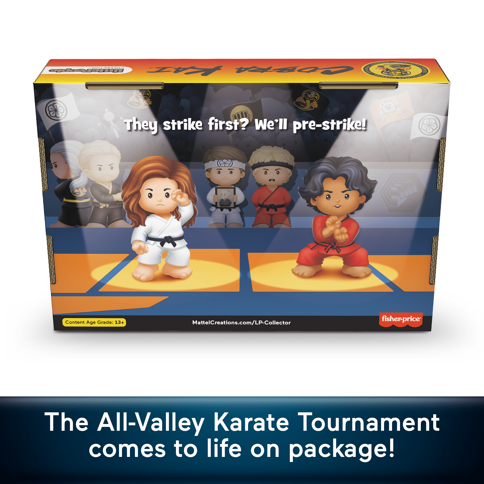 fisher price Little People Collector Cobra Kai Special Edition Set For Adults & Fans, 4 Figures