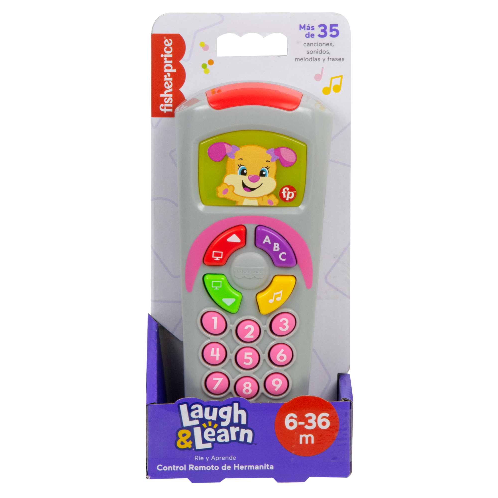 fisher price Fisher-Price R??e y Aprende Juguete para Beb??s Control Remoto De Hermanita