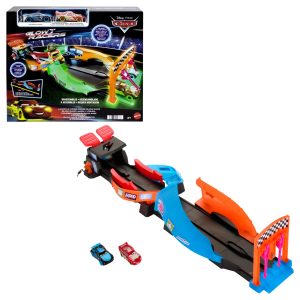 fisher price Les Bagnoles Glow Racers Course Luminescente Avec Croisement
