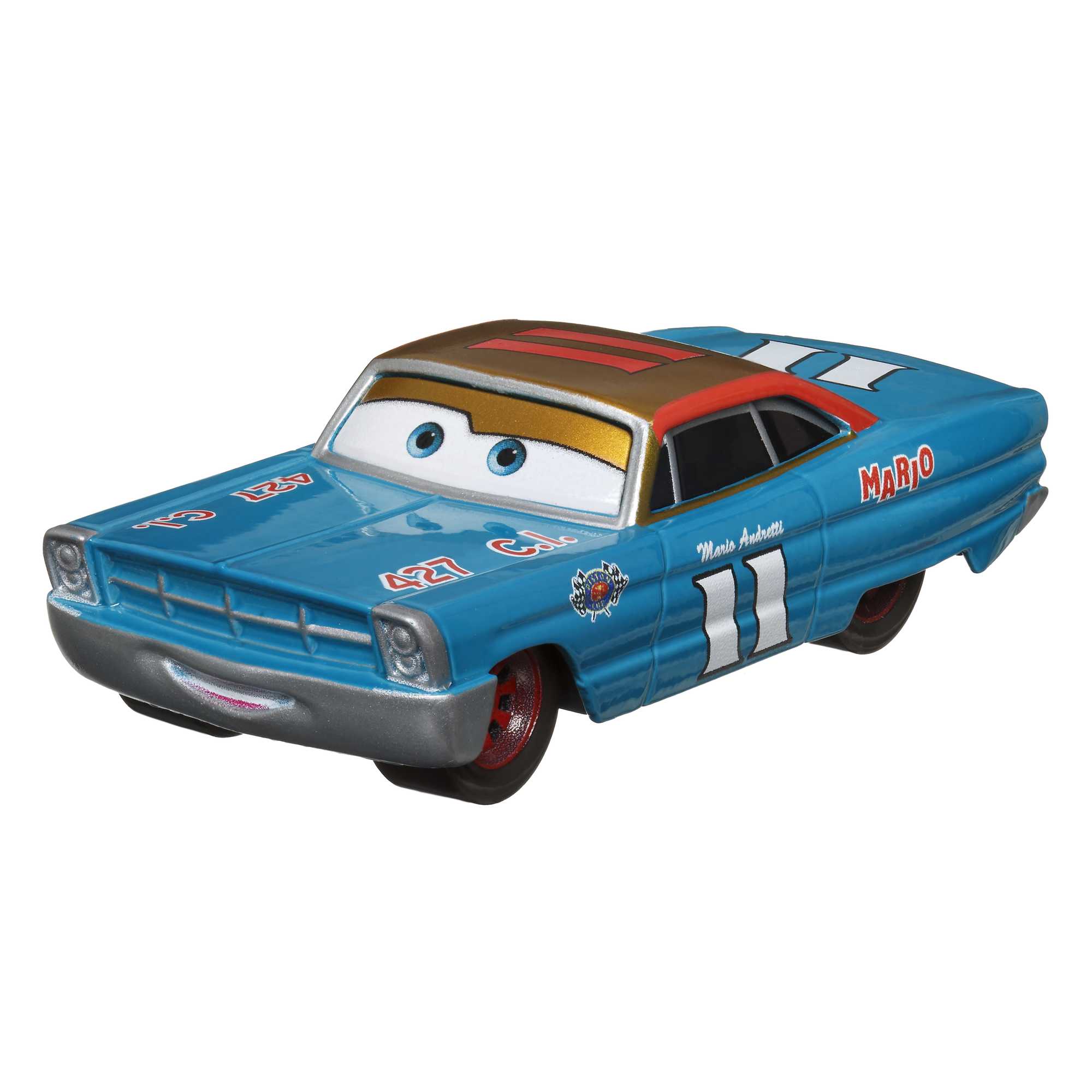 fisher price Carros da Disney e Pixar Diecast Ve??culo de Brinquedo Mario Andretti