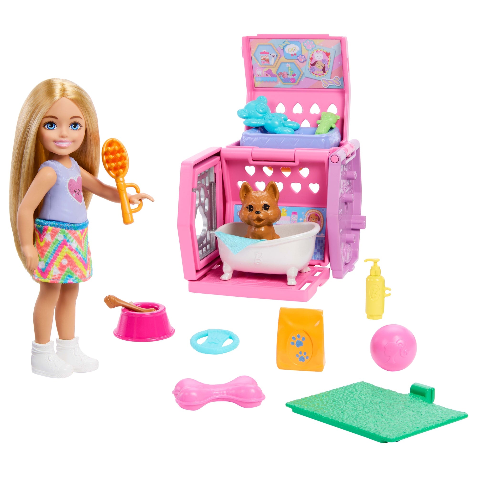 fisher price Barbie?  Chelsea?  Coffret de Jeu  Cage de Transport Pour Chiot