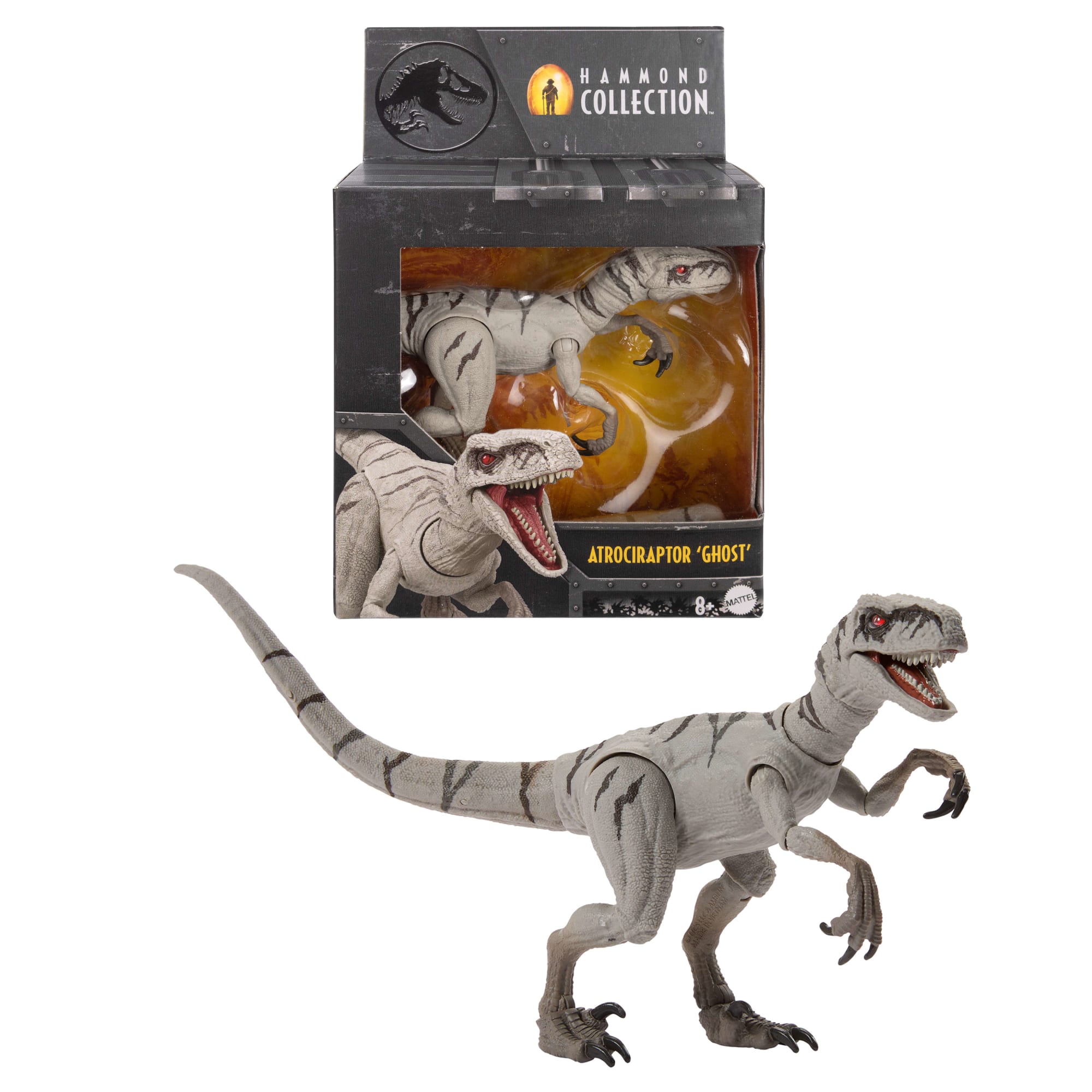 fisher price Jurassic World Hammond Collection Figura de Acci??n Atrociraptor Ghost
