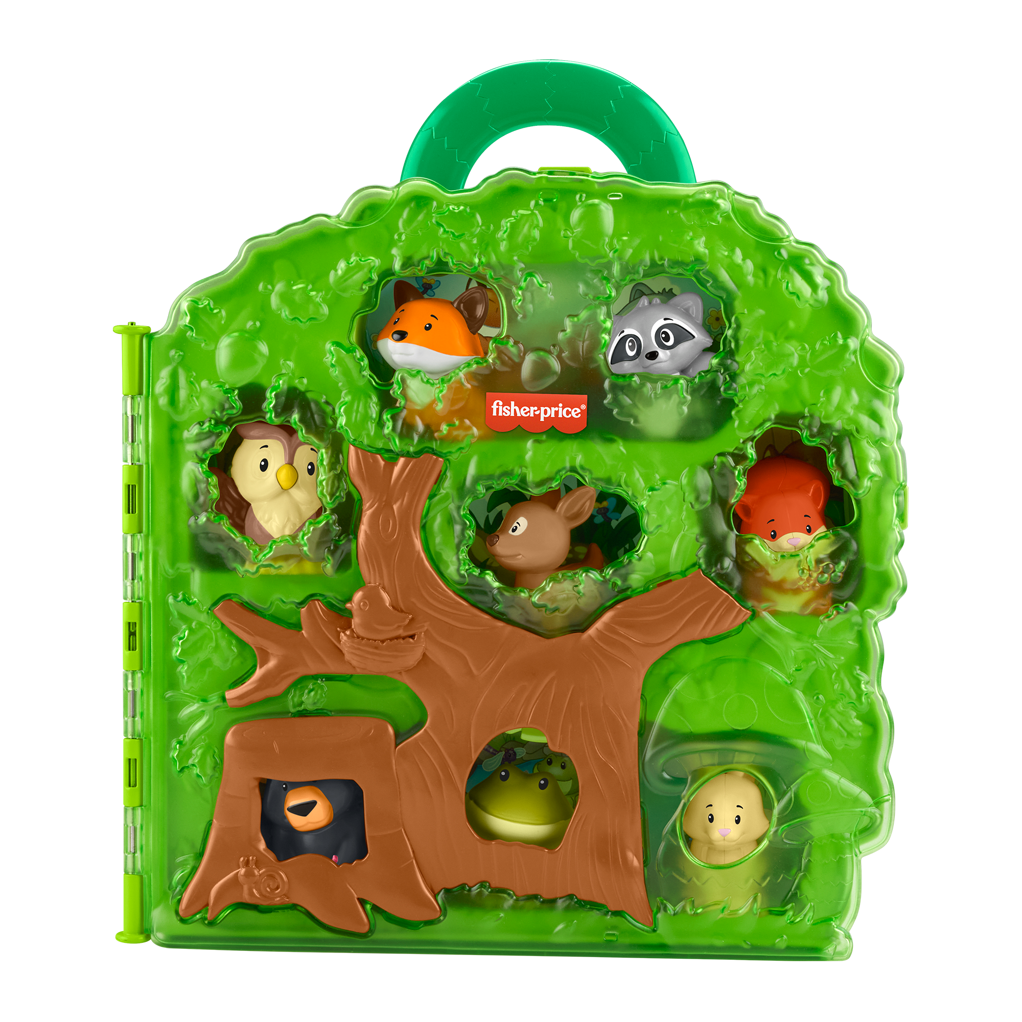 fisher price Fisher-Price Little People Forest Friends Carry Case Toddler Playset With Figures, 9 Pieces