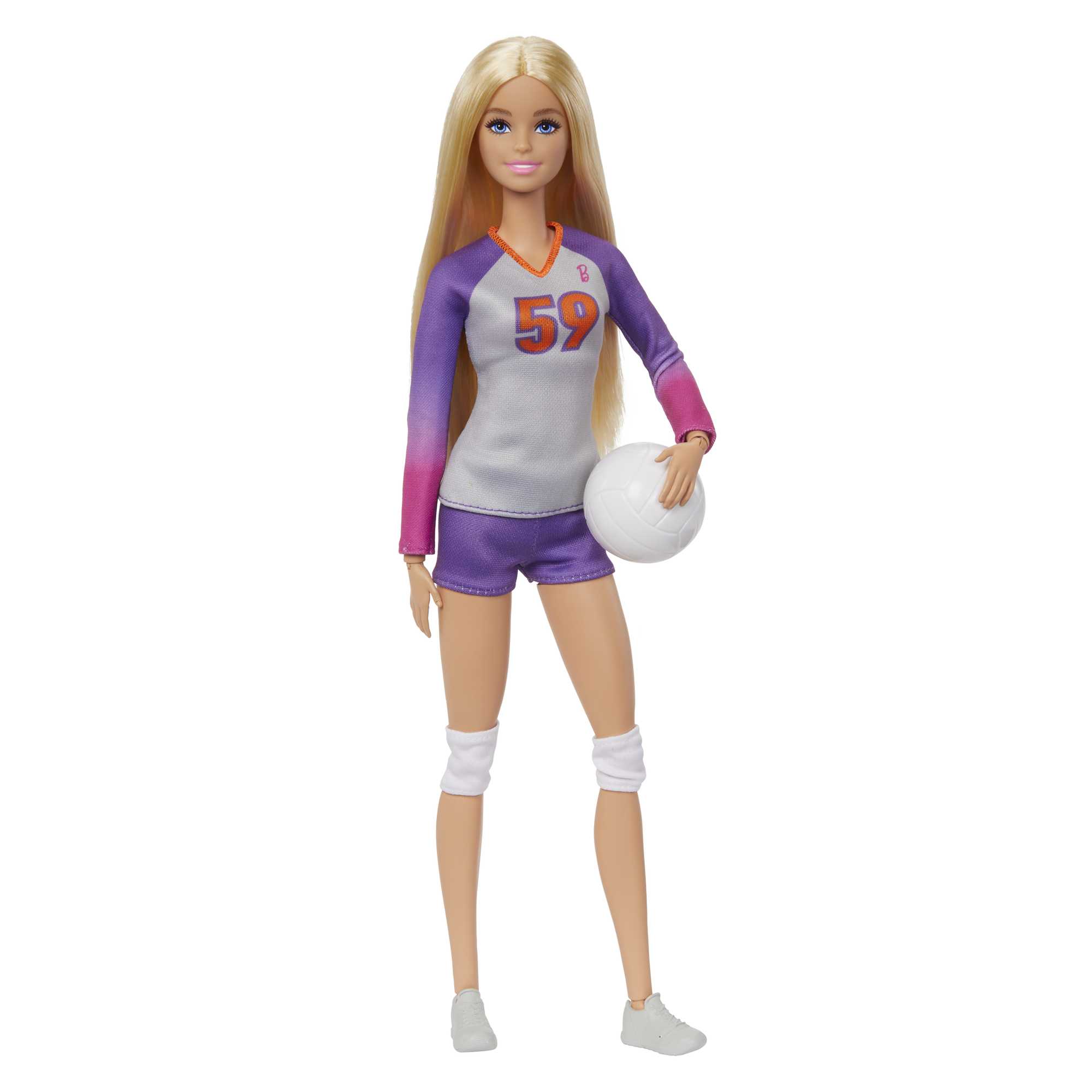 fisher price Barbie?-M??tiers-Poup??e Barbie? Articul??e Joueuse de Volleyball