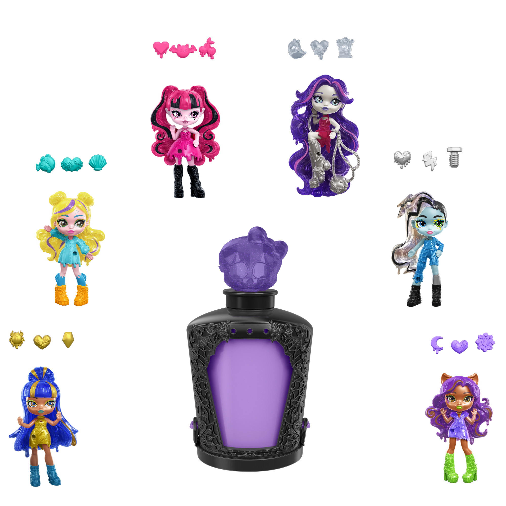 fisher price Monster High-Potions-Assortiment-Figurines Surprise Water Reveal