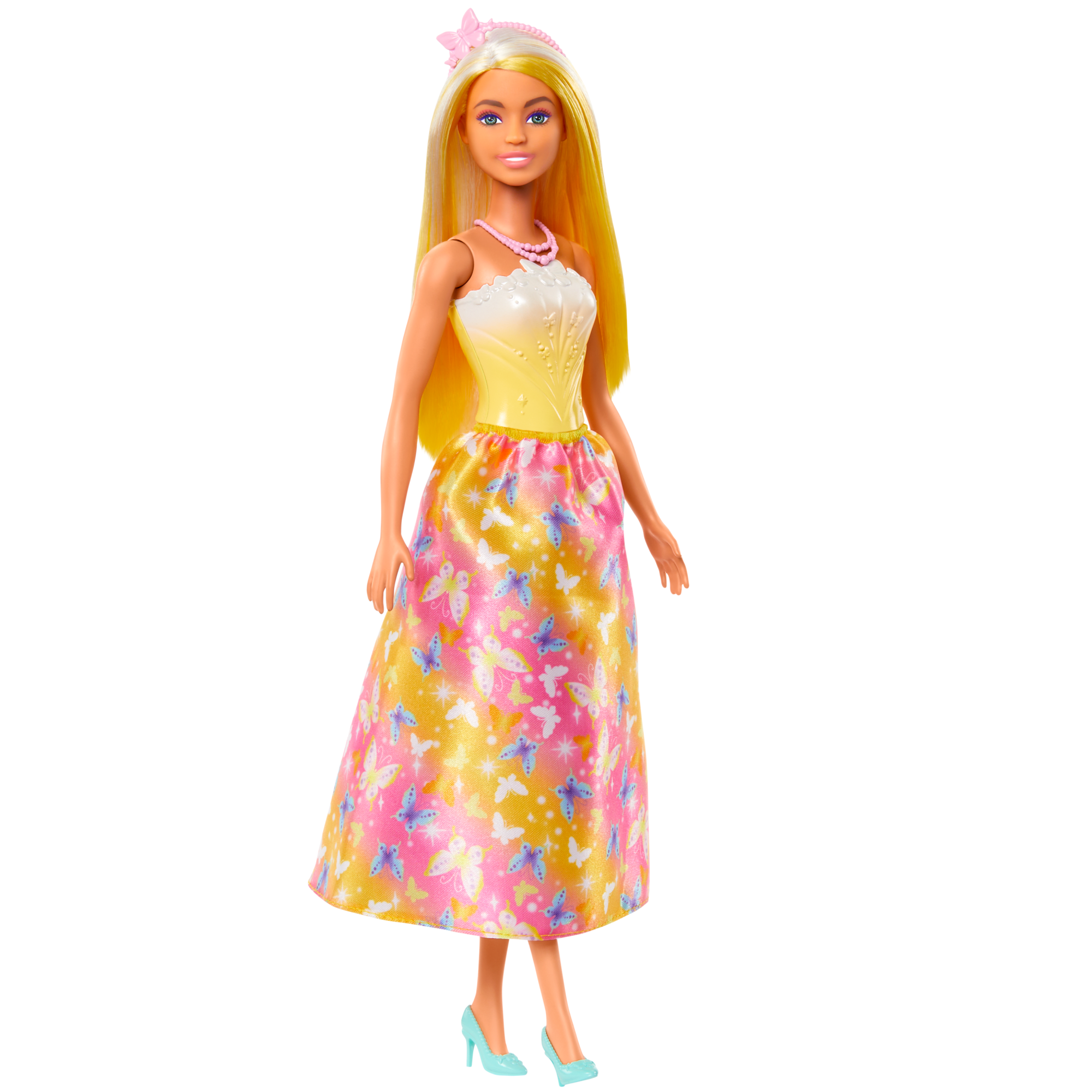 fisher price Barbie Fantasia Boneca Donzela Vestido de Sonho Amarelo