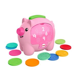 fisher price Fisher-Price Laugh & Learn Count & Rumble Piggy Bank Baby & Toddler Toy With Music & Motion
