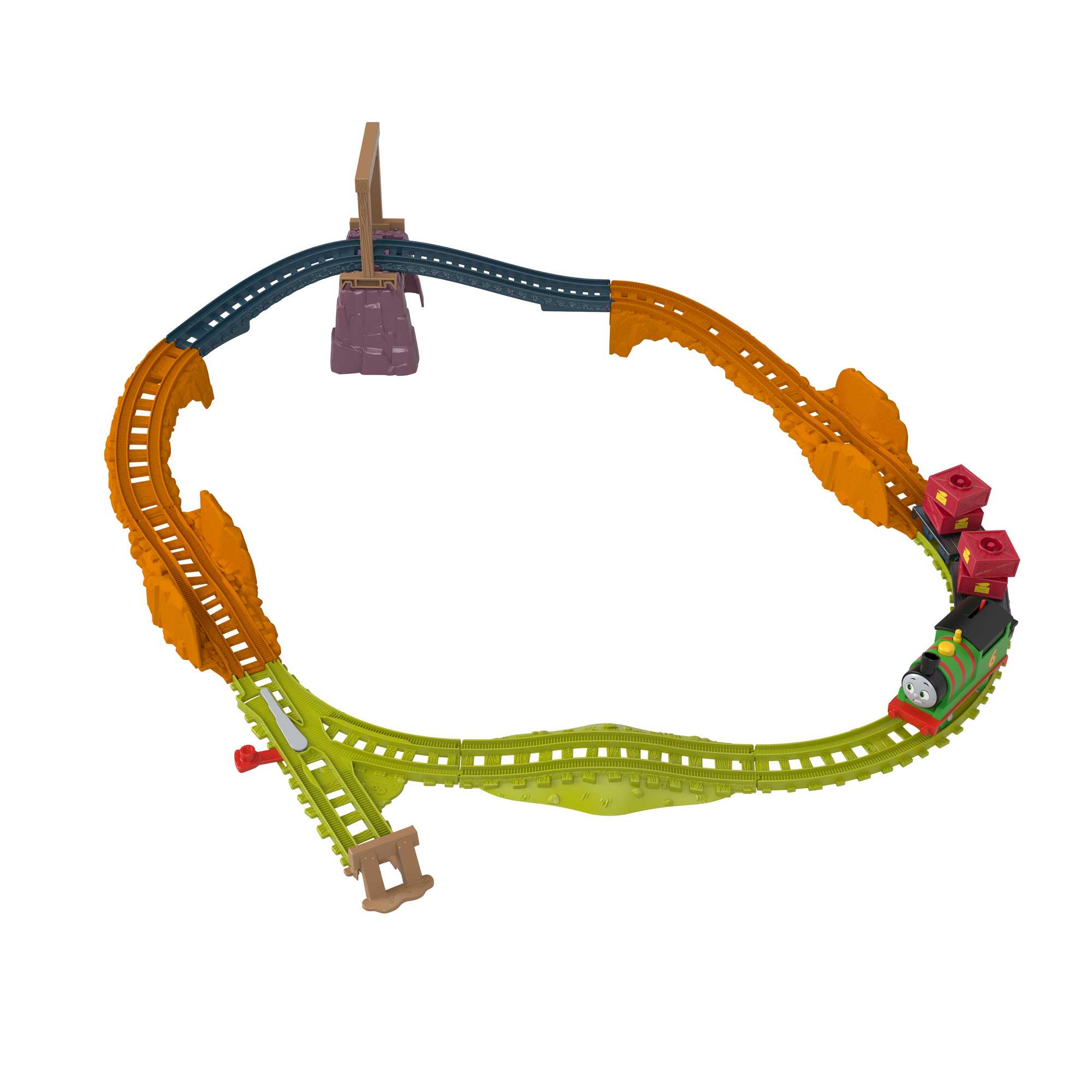 fisher price Thomas et ses Amis La Tourn??e de Livraison de Percy, Locomotive Mot.