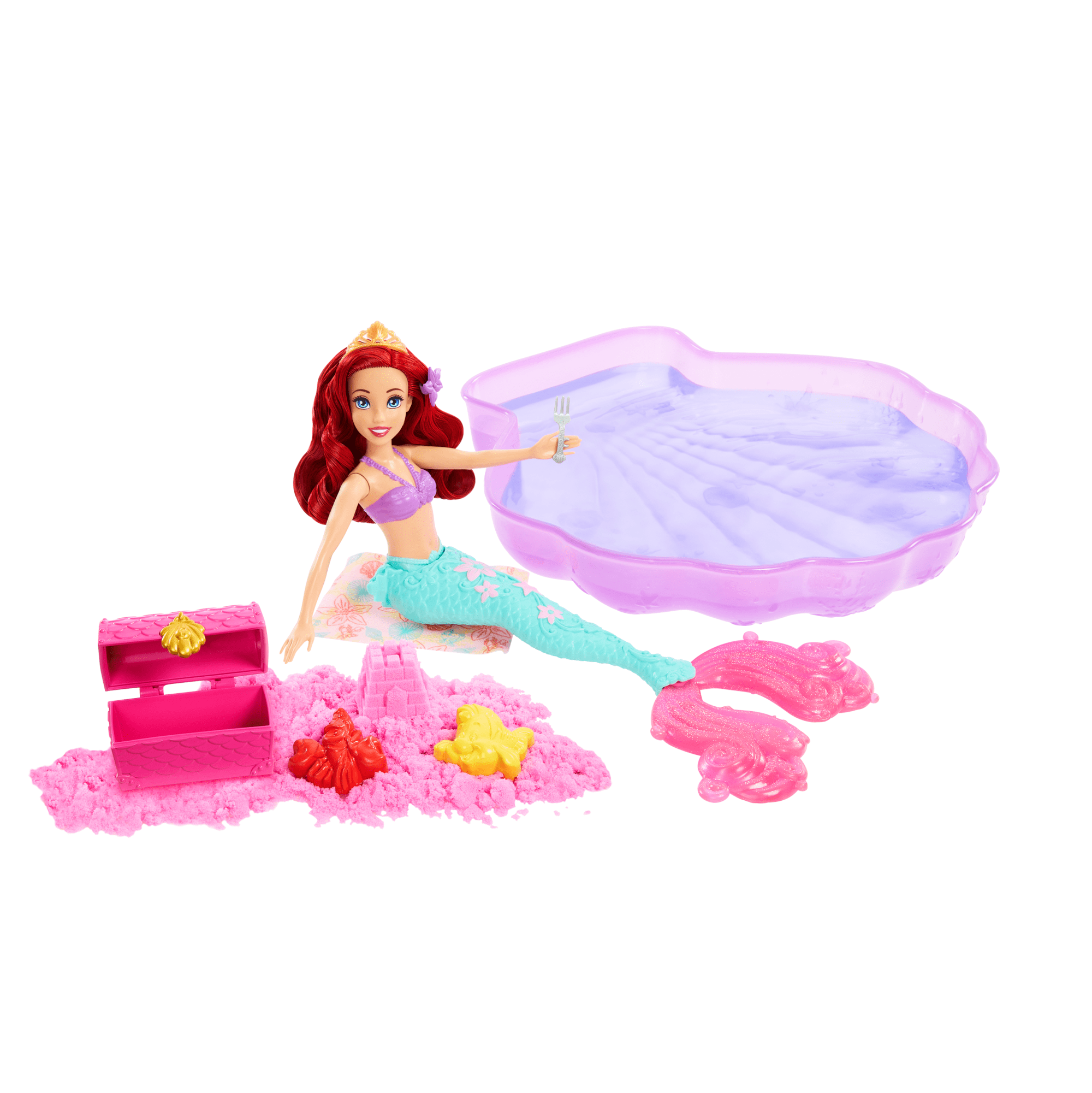 fisher price Disney Princesa Conjunto de Brinquedo Ariel Aventuras na piscina