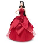 fisher price Barbie Signature 2022 Holiday Barbie Collector Doll, Black Hair