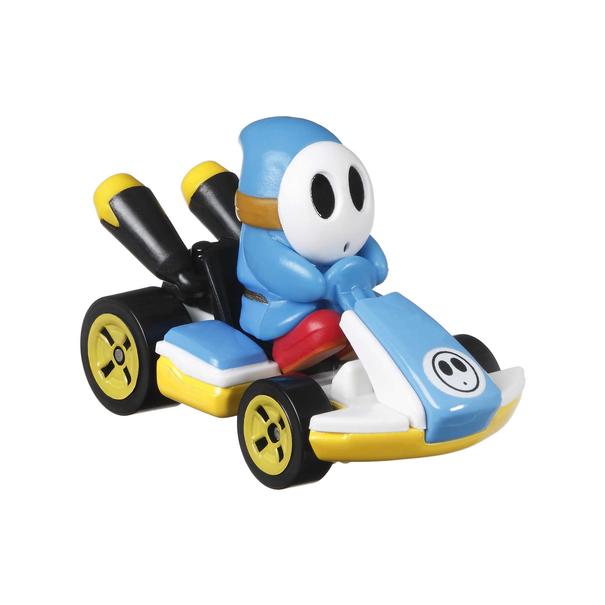 fisher price Hot Wheels Mario Kart Ve??culo de Brinquedo Kart Padr?o Shy Guy Azul Claro