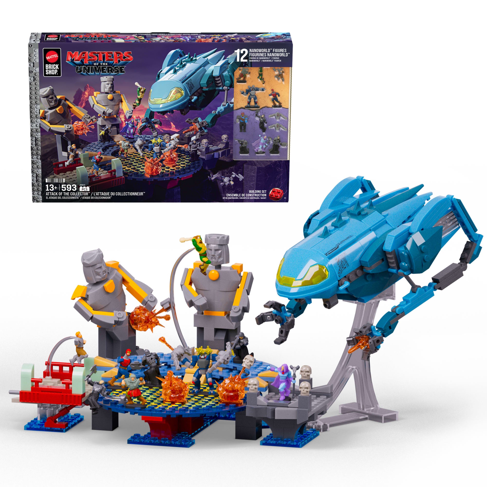 fisher price Mattel Brick Shop MOTU El ataque del coleccionista