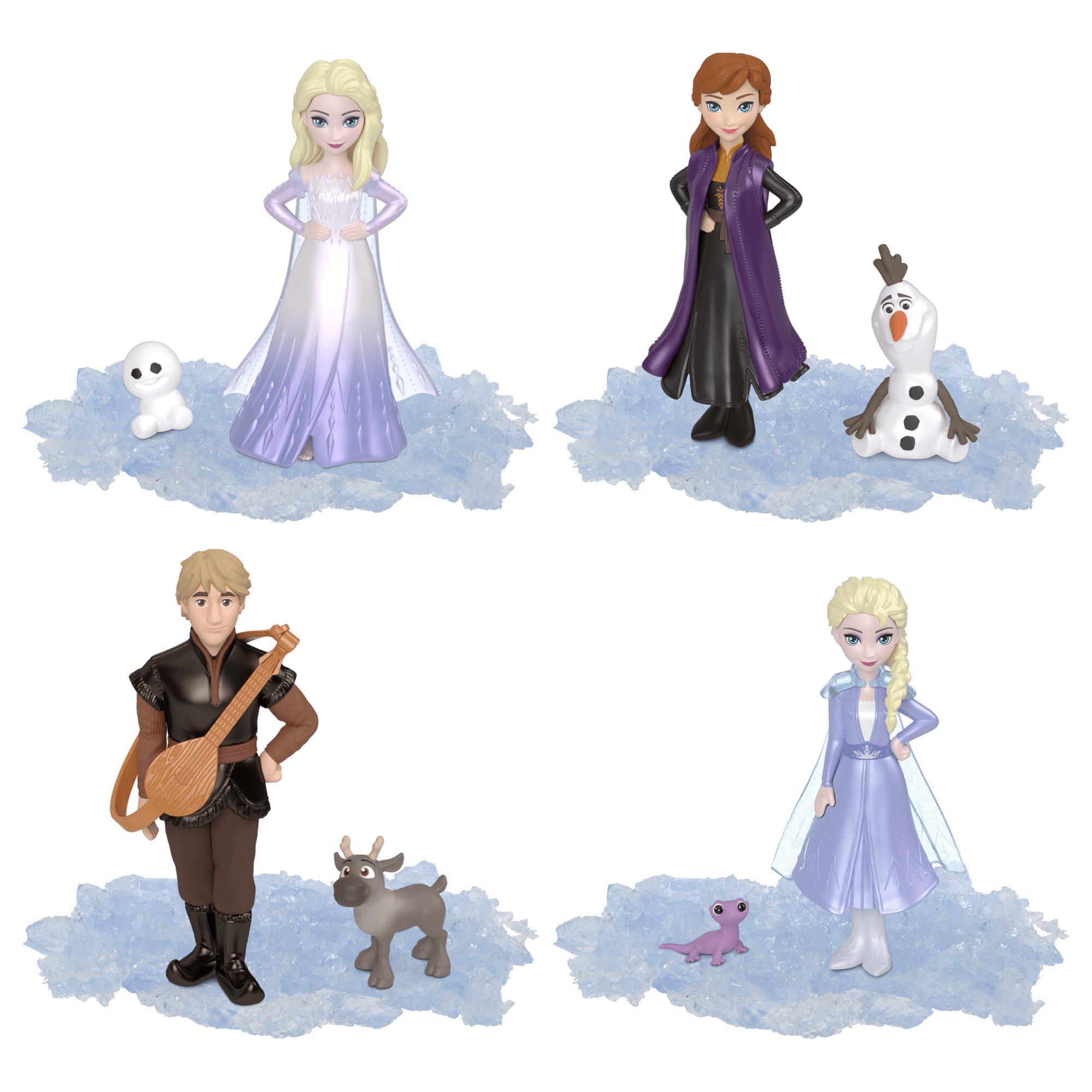 fisher price Disney Frozen Ice Reveal Surprise Small Doll With Gel, Character Friend & Accessories (Dolls May Vary)