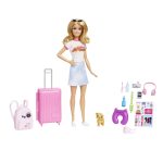fisher price Barbie?-Barbie? en Voyage-Coffret Avec Chiot et Accessoires