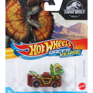 fisher price Hot Wheels RacerVerse Veh??culo de Juguete Dilofosaurio