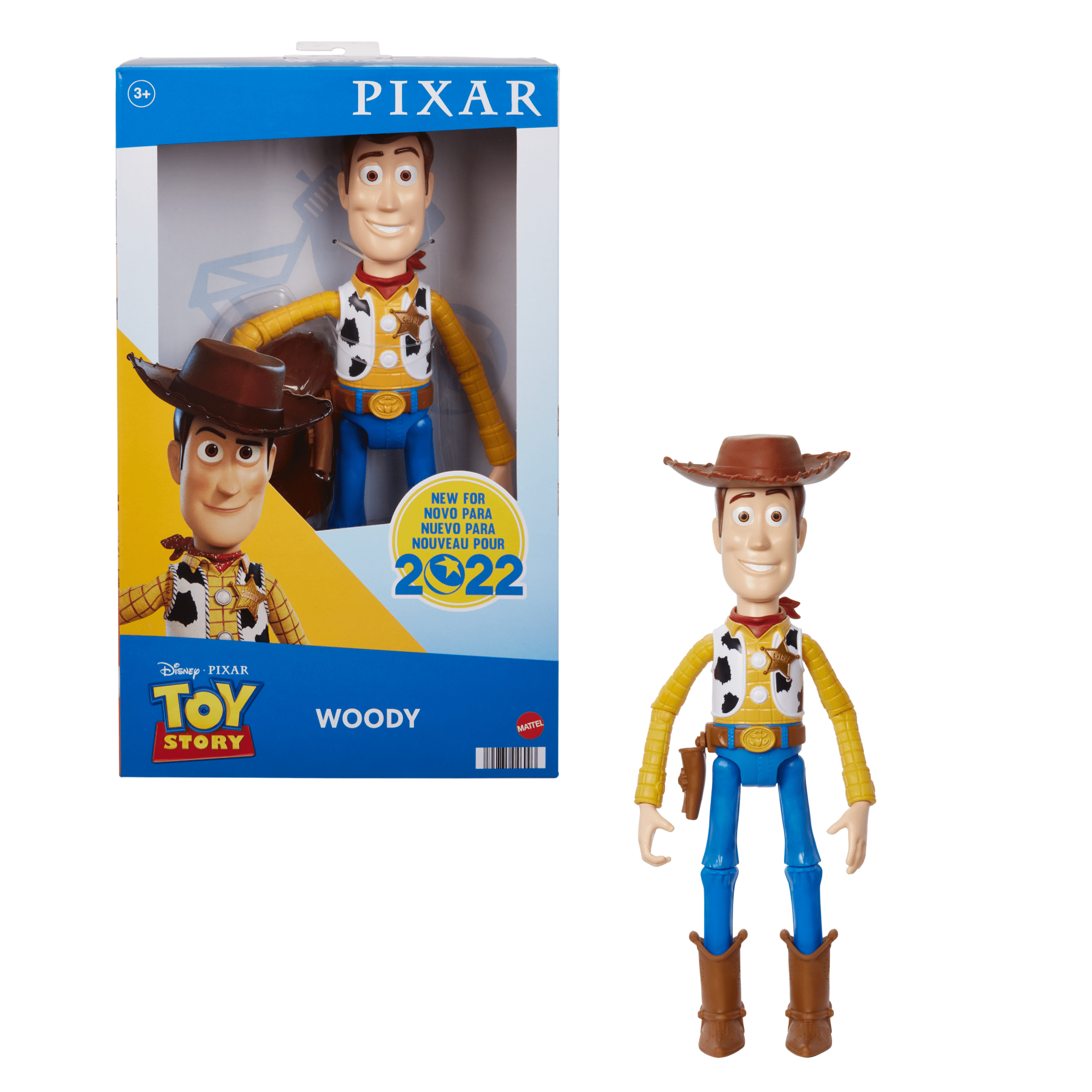 fisher price Disney Pixar Toy Story Large Woody Action Figure, Collectible Toy in 12-inch Scale
