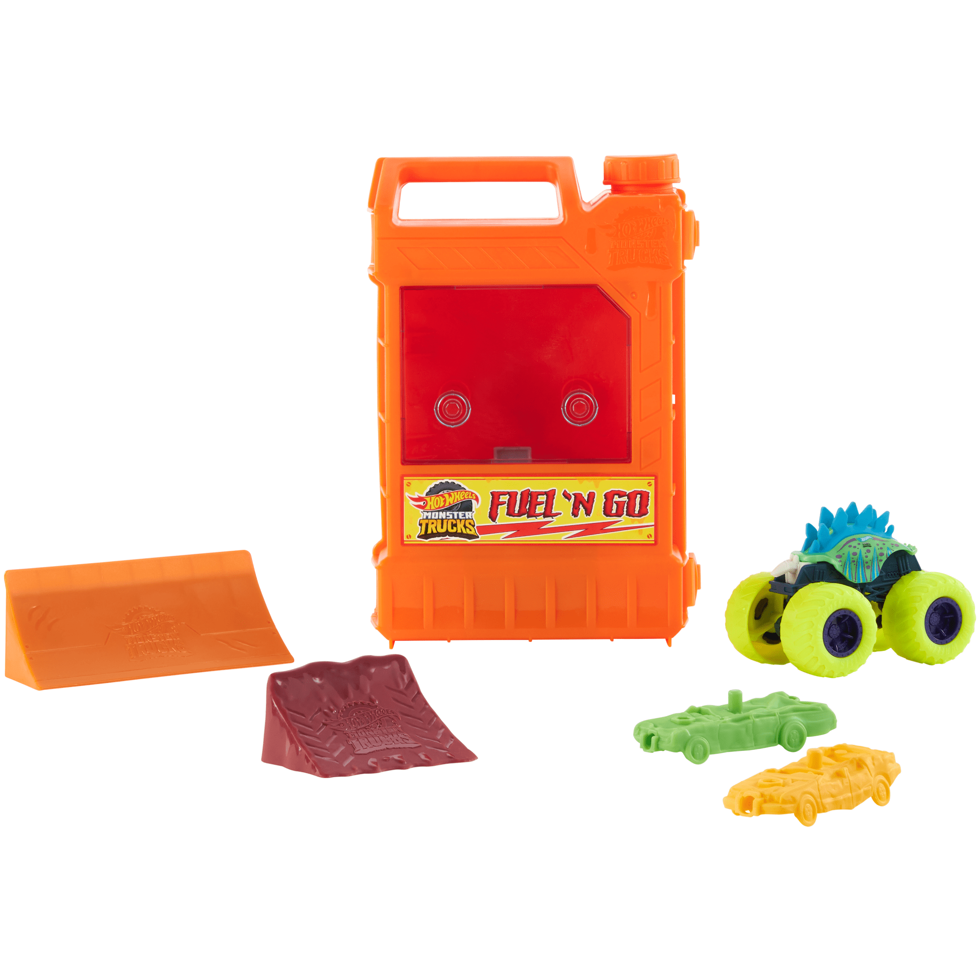 fisher price Hot Wheels Monster Trucks-Jerrican-Coffret Motosaurus 1/64