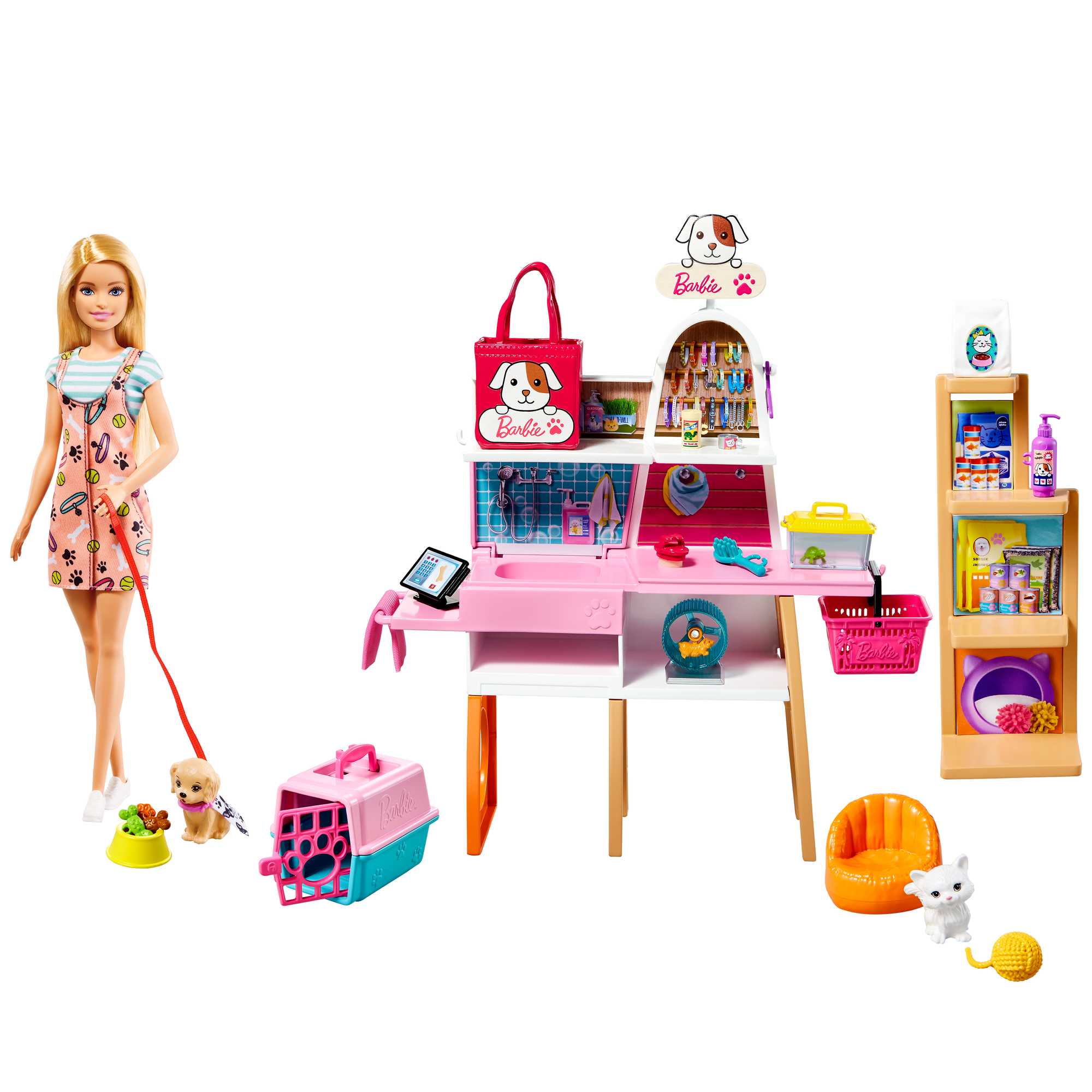 fisher price Barbie Conjunto de Brinquedo Loja de Animais