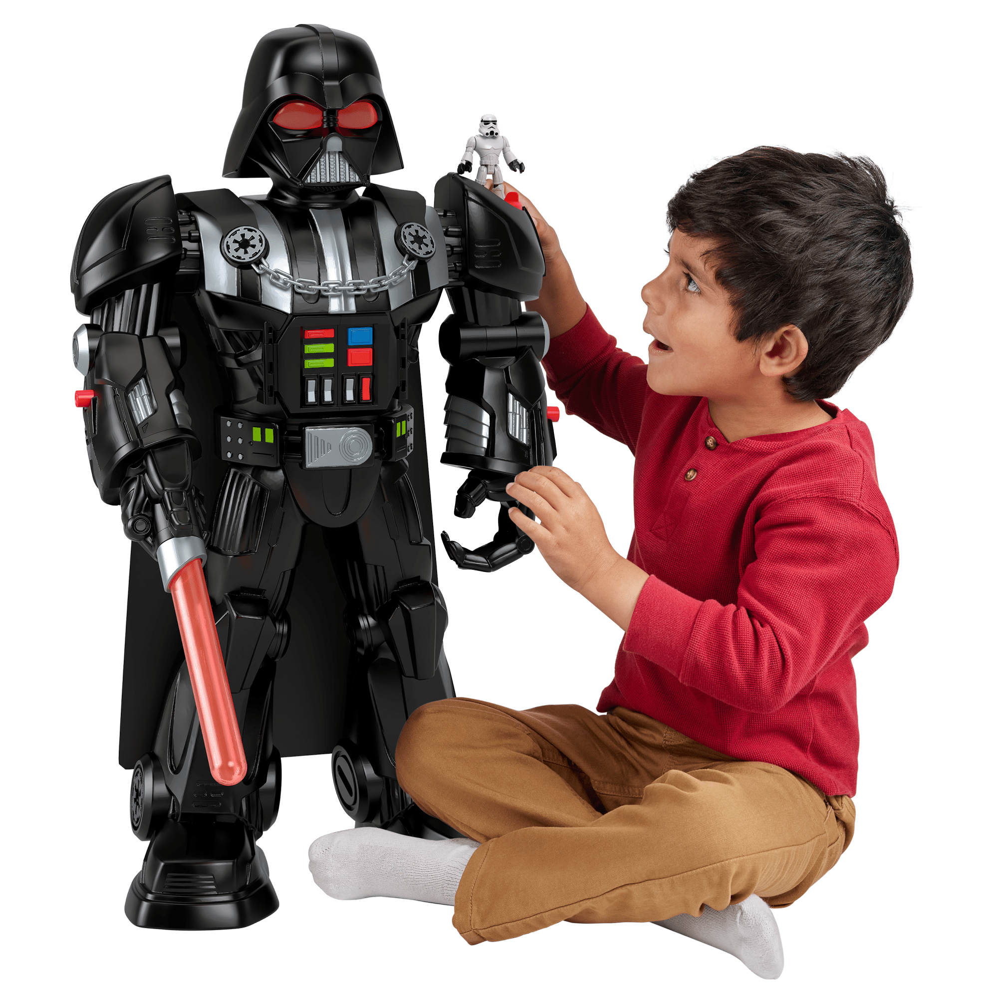 fisher price Imaginext Star Wars Robot Dark Vador, 60+ Cm, Cl?? Stormtrooper