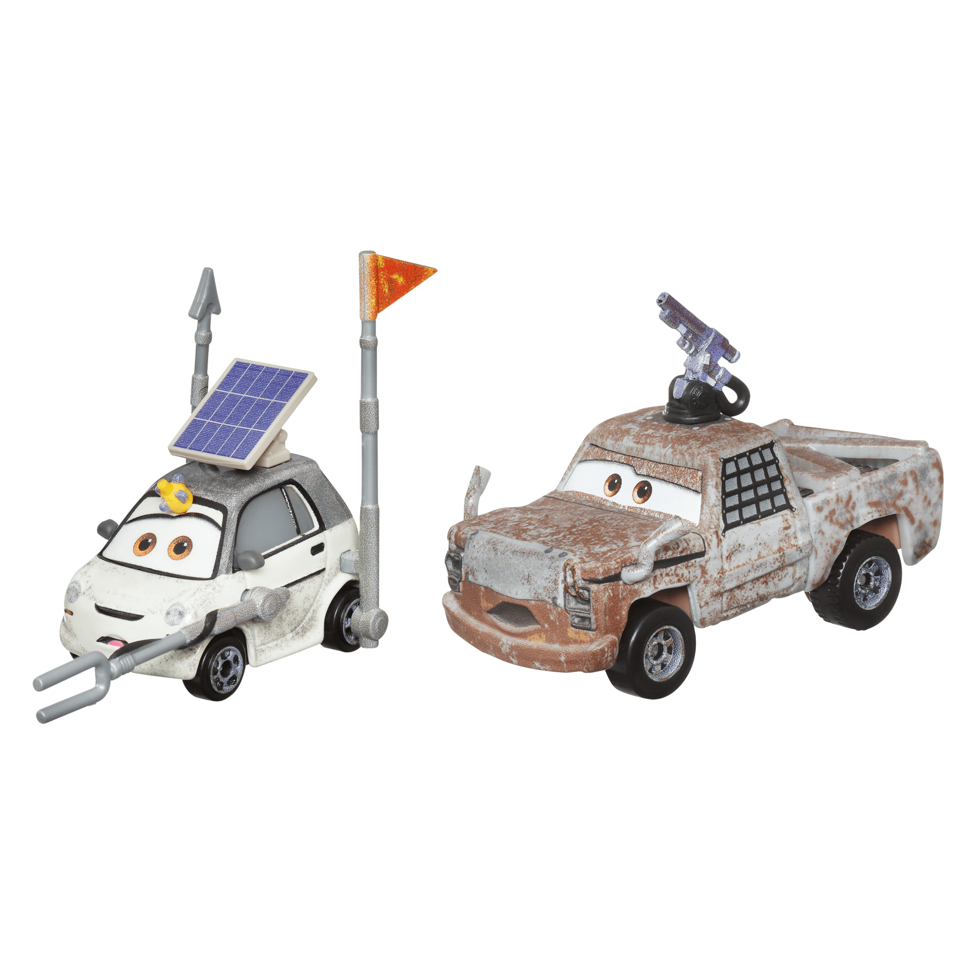 fisher price Carros da Disney e Pixar Diecast Ve??culo de Brinquedo Pacote de 2 de Caminh?o RW & Carro EV
