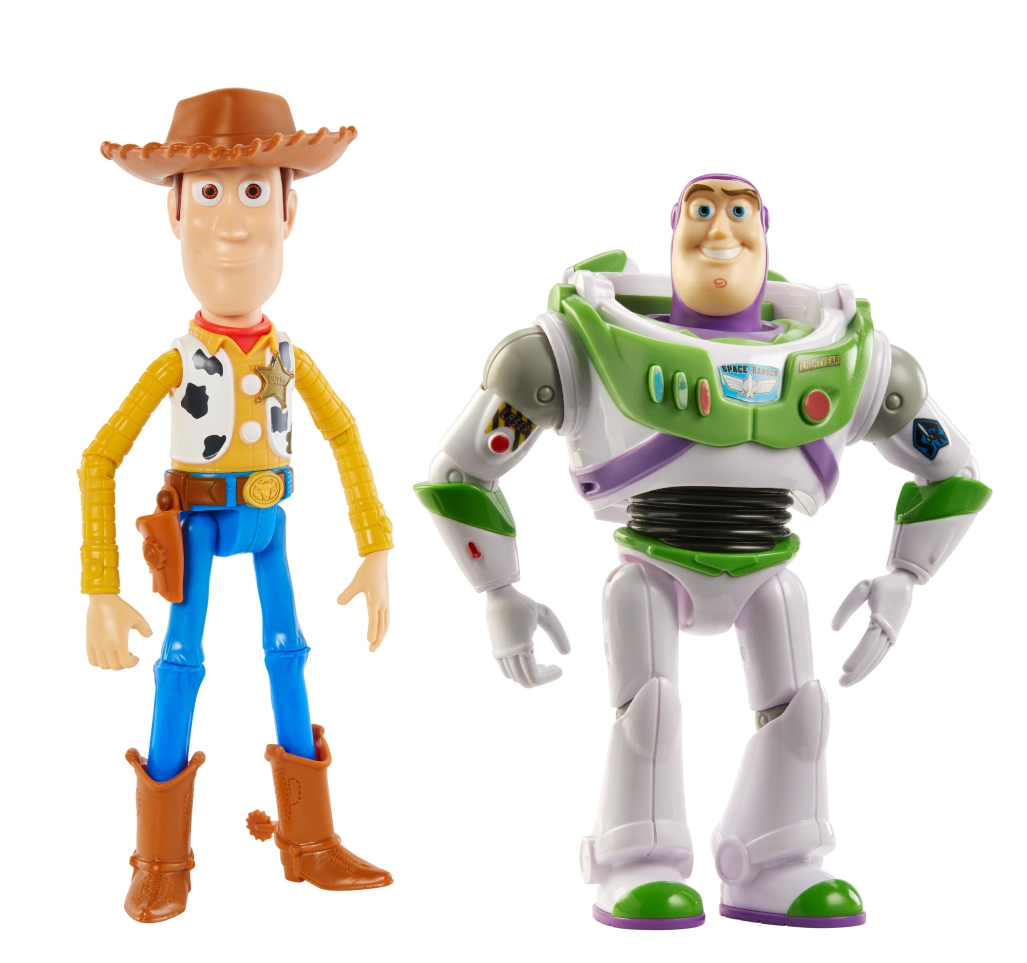 fisher price Disney And Pixar Toy Story 7-Inch Woody And Buzz Action Figure Toys 2-Pack,  Pizza Planet Adventure