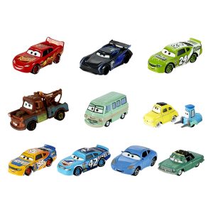 fisher price Cars de Disney y Pixar Veh??culo de Juguete Personajes Paquete de 10