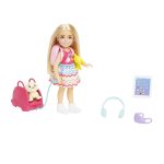 fisher price Barbie?-Chelsea en Voyage-Coffret Avec Chiot et Accessoires