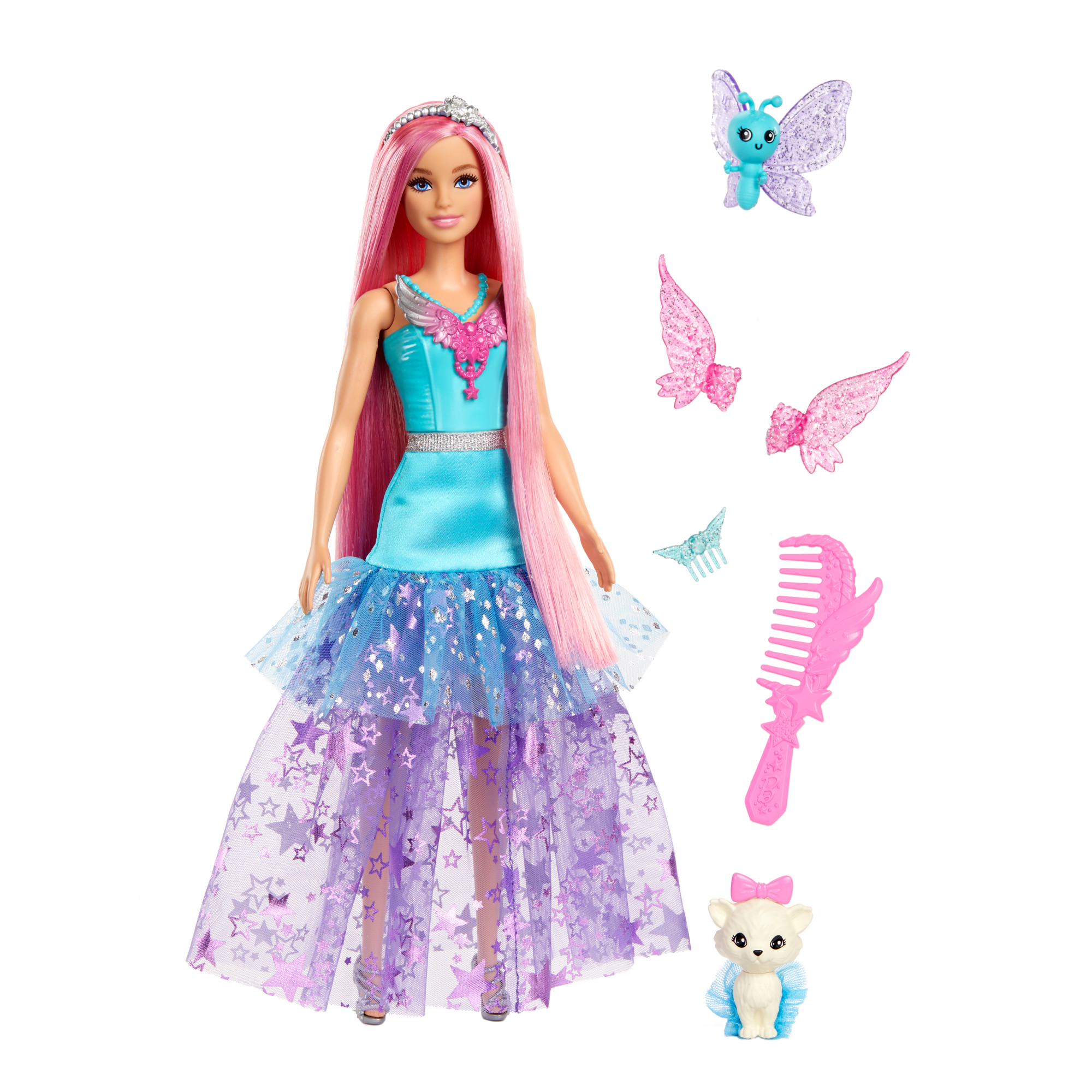 fisher price Barbie Doll With 2 Fantasy Pets, Barbie ??Malibu?? From Barbie A Touch Of Magic