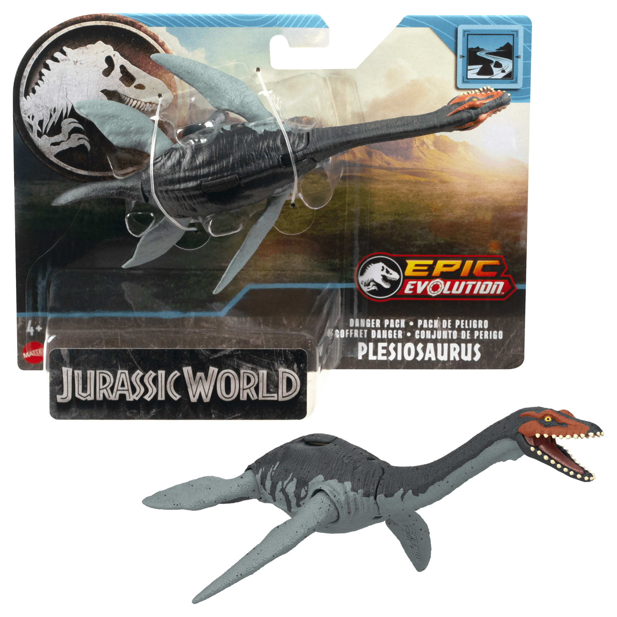 fisher price Jurassic World Dinosaur Danger Pack Pleisiosaurus Action Figure Toy