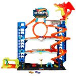 fisher price Hot Wheels Ville M??ga Garage, 2?V??hicules, Rangement Pour 50+ V??h.
