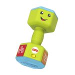 fisher price Fisher-Price Laugh & Learn Countin?? Reps Dumbbell Musical Rattle Toy For Infant & Toddler