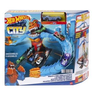 fisher price Hot Wheels City Pista de Juguete N??mesis Gorila