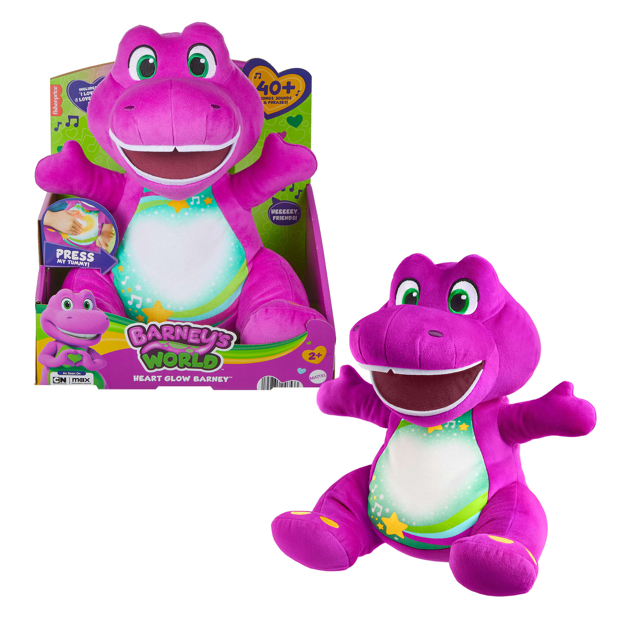 fisher price Fisher-Price? Barney??S World Peluche Barney Cur Lumineux