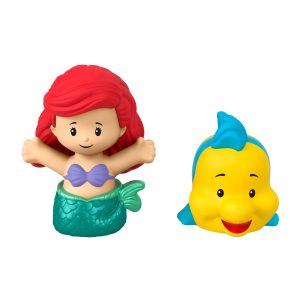 fisher price Little People Disney Princesa Juguete para Beb??s Figuras de Ariel y Flounder