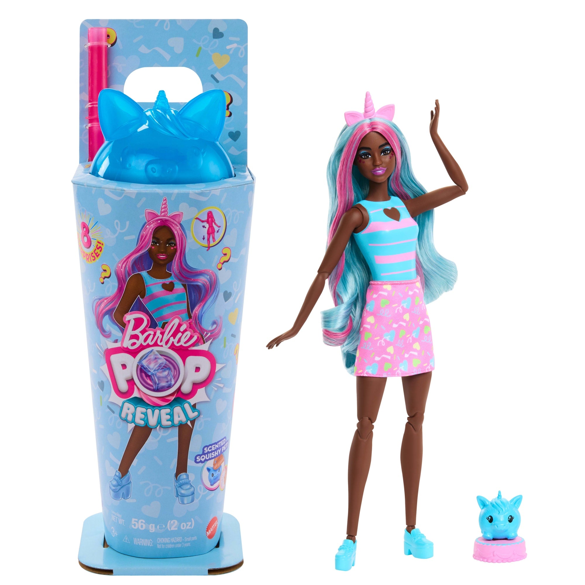 fisher price Barbie Pop Reveal Boneca S??rie de Animaizinhos Unic??rnio