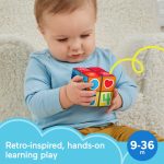 fisher price Fisher-Price Baby Learning Toy With Lights And Music, Puppy's Activity Cube - French Version