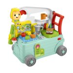 fisher price Fisher-Price Rires et ??veil Caravane en Balade?3 en 1, Centre D??Activit??s Musical Version Anglaise et Fran?aise