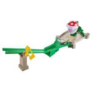 fisher price Hot Wheels Mario Kart Pista de Brinquedo Piranha Plant