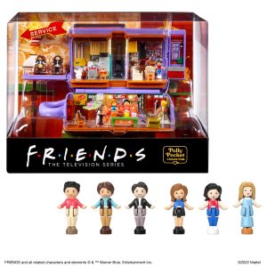 fisher price Polly Pocket Friends Compact Playset With 6 Character Dolls & 9 Accessories, Coffee Cup Exterior